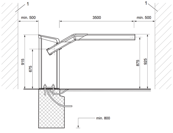 Parking Telecom Barrier Gate Pro