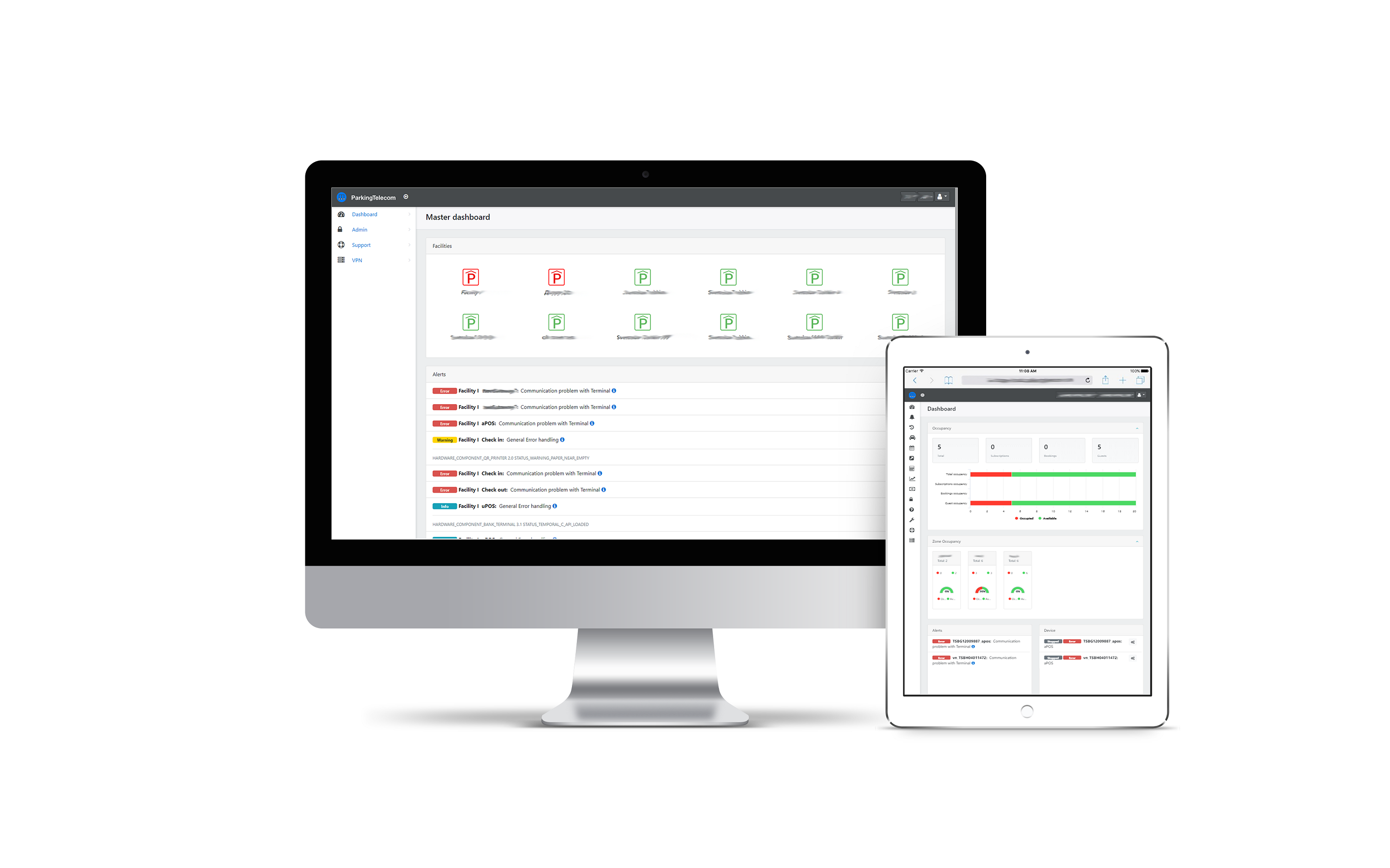 Parking Telecom Dashboard